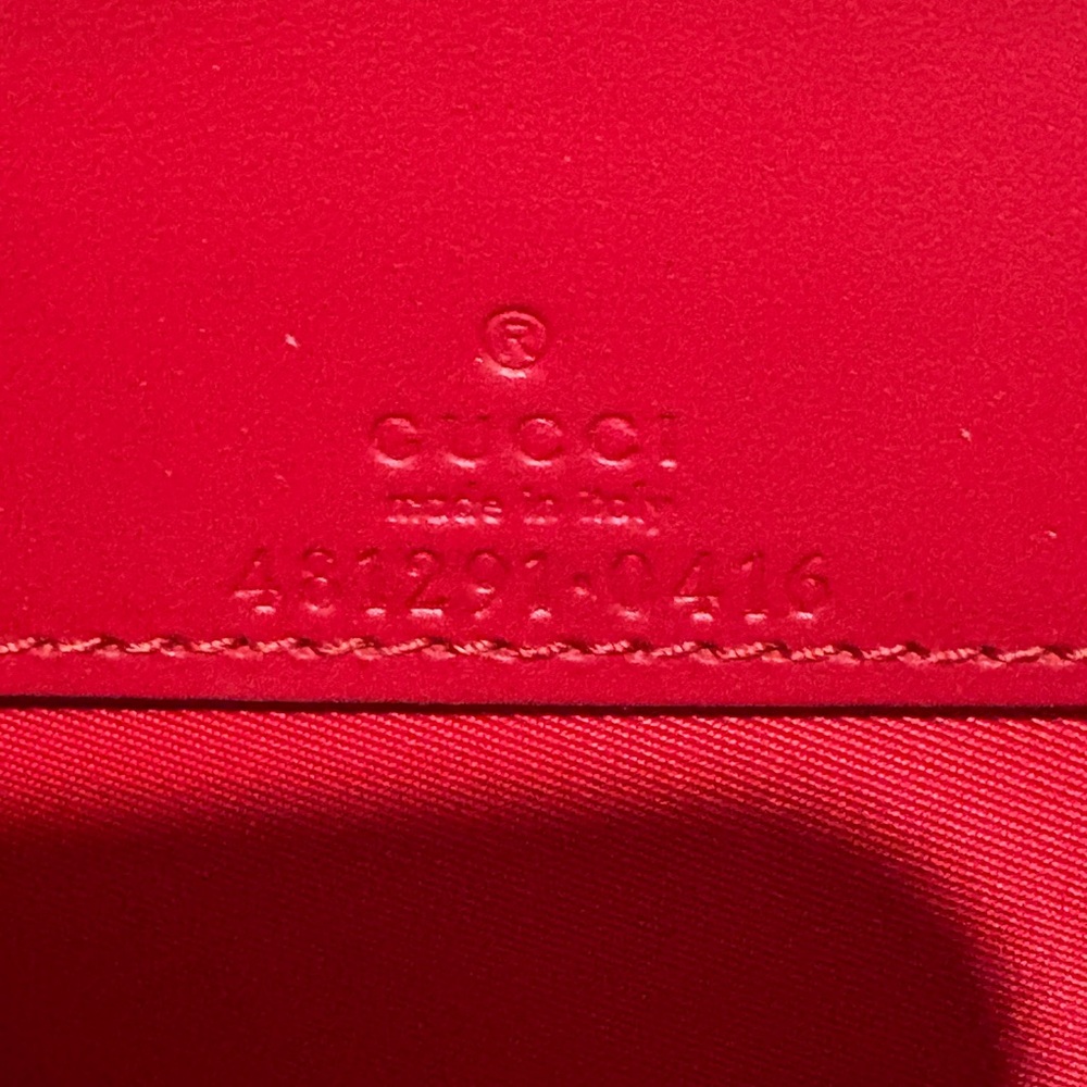 🍒 Authentic Gucci GG Supreme Mini Cheery Chain Bag 🍒 Valentine Bag - Picture 8 of 10